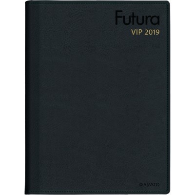Ajasto Futura VIP 2024 pöytäkalenteri musta 210 x 297mm