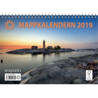 Ajasto Mappkalendern 2024 ruotsinkielinen 250 x 352mm