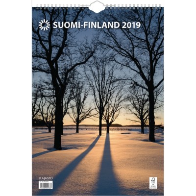 Ajasto Suomi 2024 seinäkalenteri 290 x 415mm