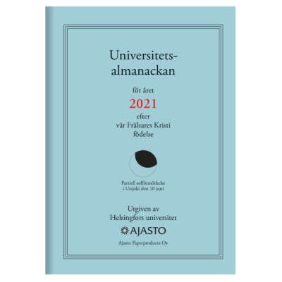 Ajasto Yliopiston almanakka 2024 ruotsinkielinen 105 x 148mm ruotsinkielinen