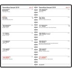 Ajasto Viikkopäivyri 14 Eko 2024 pöytäkalenteri musta 120 x 210mm