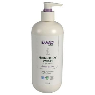 Bambo Nature hius- ja vartalonpesuaine 500ml