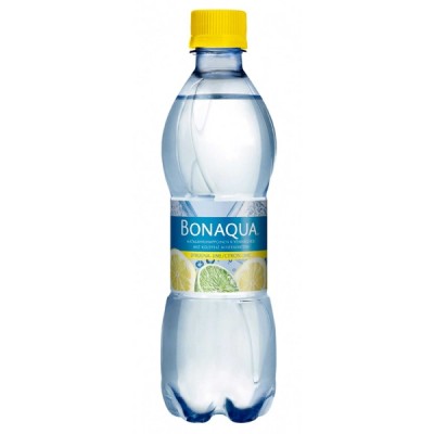 Bonaqua kivennäisvesi sitruuna-lime 0,5l, 1 kpl=24 pulloa