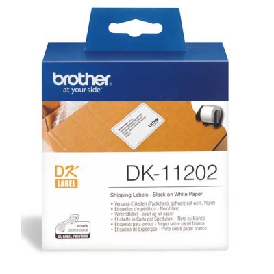 Brother DK-11202 tarra 62 x 100mm, 1 kpl=300 tarraa