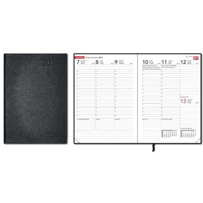 CC 2254 Compact Trend 2024 pöytäkalenteri musta 148 × 210mm