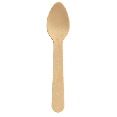 Duni Ecoecho kahvilusikka wood 11cm, 1 kpl=100 lusikkaa