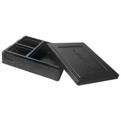 Duniform termolaatikko EPP musta, 1 kpl=6 laatikkoa
