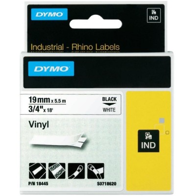 Dymo® nauha Rhino™ 19mm x 5,5m vinyyli valkoinen