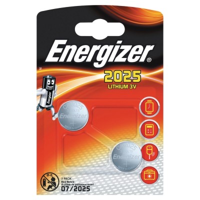 Energizer® CR2025 nappiparisto 3V, 1 kpl=2 paristoa