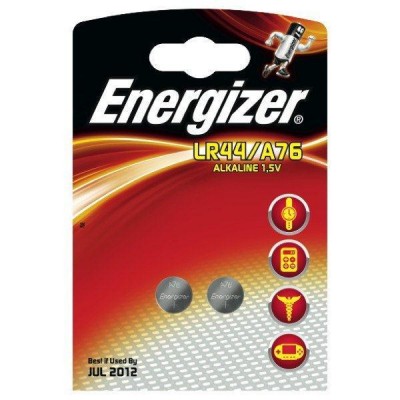Energizer® LR44 alkaliparisto 1.5V, 1 kpl=2 paristoa