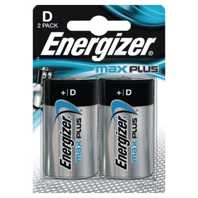 Energizer Max Plus D/LR20 alkaliparisto, 1 kpl=2 paristoa