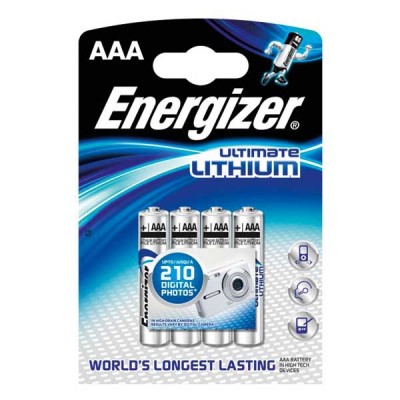 Energizer Ultimate AAA/LR3 litiumparisto, 1 kpl= 4 paristoa