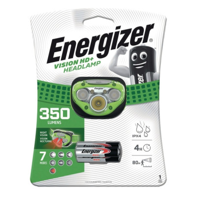 Energizer® Vision HD+ 350 Lumen otsalamppu