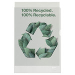 Esselte muovitasku Recycled A4 100mic appelsiini matta 1 kpl=20 muovitaskua