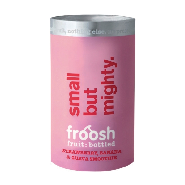 Froosh shorty smoothie mansikka-banaani-guava 150ml, 1 kpl=24 purkkia -  Toimistotarvike verkkokauppa | Toimistotarvikkeet edullisesti