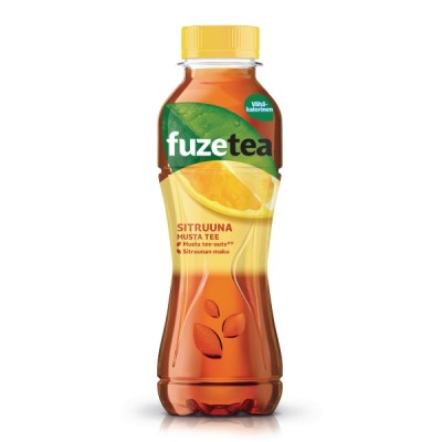 Fuze teejuoma sitruuna 0,4L, 1 kpl=12 pulloa