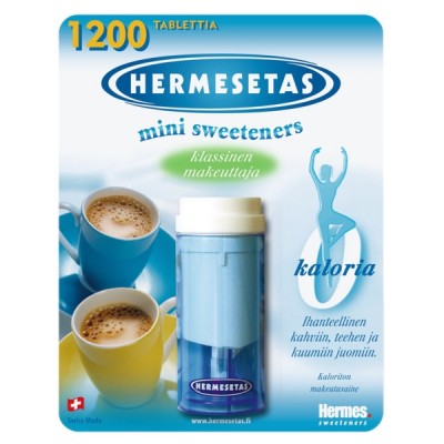 Hermesetas makeutusaine, 1kpl= 1200 tablettia