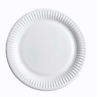 Huhtamäki kartonkilautanen 15cm valkoinen, 1 kpl=100 lautasta