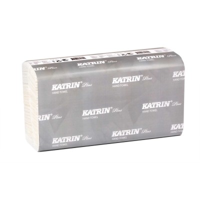 Katrin® 343087 käsipaperi L3 Plus Non Stop M-taitto 3-krs, 1 kpl=15 pakettia