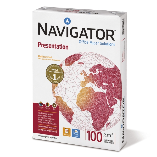 Kopiopaperi Navigator Presentation  A3 100g, 1 kpl=500 arkkia