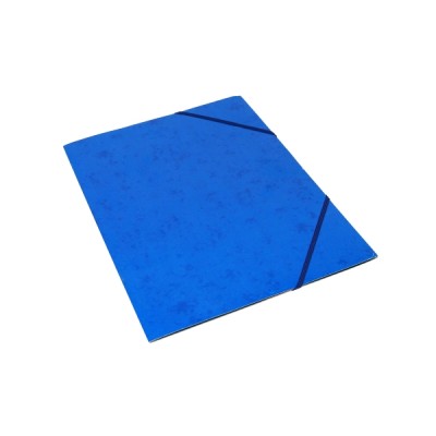 Kulmalukkokansio läpällinen A4 kartonki sininen