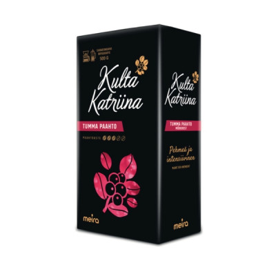Kulta Katriina kahvi suodatinjauhatus tumma paahto 500g