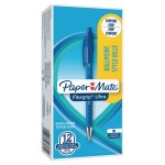 Kuulakärkikynä Papermate Flexgrip Ultra   mekanismilla 0,4mm sininen