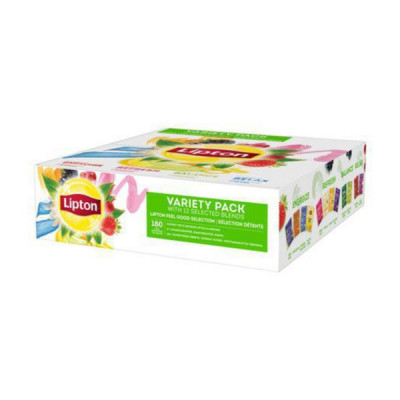 Lipton Variety Pack teelajitelma 12 makua, 1 kpl=180 pussia