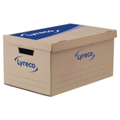 Lyreco arkistolaatikko 25 x 50 x 35cm, 1 kpl=10 laatikkoa