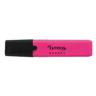Lyreco Budget korostuskynä viisto 2-5mm pinkki