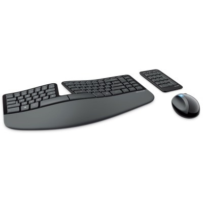 Näppäimistö Microsoft Sculpt Ergonomic  ja hiiri