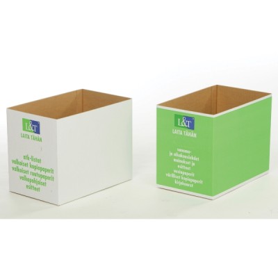 Paperinkeräyslaatikko pahvi vihreä