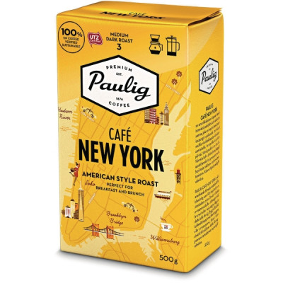 Paulig Cafe New York kahvi suodatinjauhatus keskipaahto 500g