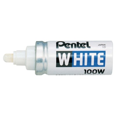 Pentel X100W maalikynä pyöreä 3,3mm valkoinen