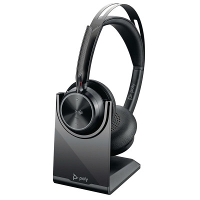 Poly Voyager Focus 2 UC vastamelukuuloke langaton telineellä USB-A