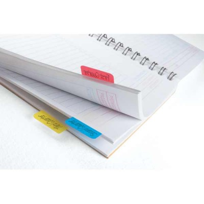 Post-it index teippimerkki voimakas sininen, punainen ja keltainen