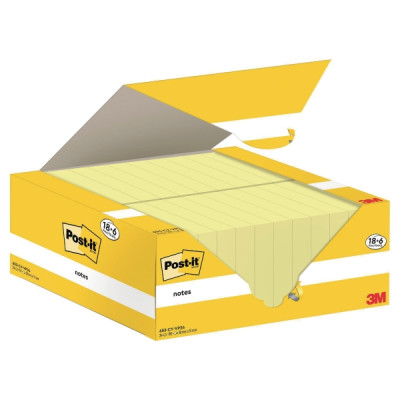 Post-It®-Viestilaput säästöpakkaus 38 mm x 51 mm, keltainen