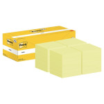 Post-It®-Viestilaput säästöpakkaus 76 mm x 76 mm, keltainen