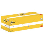 Post-It®-Viestilaput säästöpakkaus 76 mm x 127 mm, keltainen