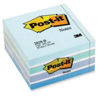 Post-it® viestilappukuutio 76 x 76mm pastellinsininen