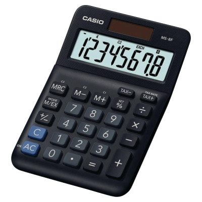 Pöytälaskin Casio MS-8F Mini  8 numeron näyttö