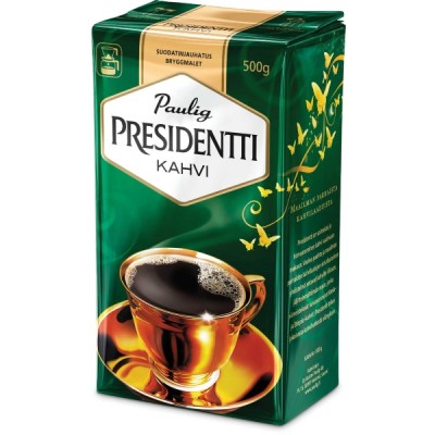 Paulig Presidentti kahvi suodatinjauhatus vaaleapaahto 500g