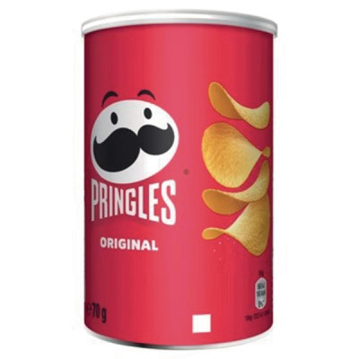 Pringles Original perunalastu 70g, 1 kpl=12 purkkia