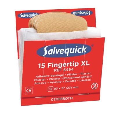 Salvequick 6454 sormenpäälaastari, 1 kpl=6x15 laastaria