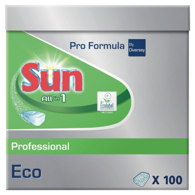 Sun Pro Formula Eco konetiskitabletti All-In-1, 1 kpl=100 tablettia