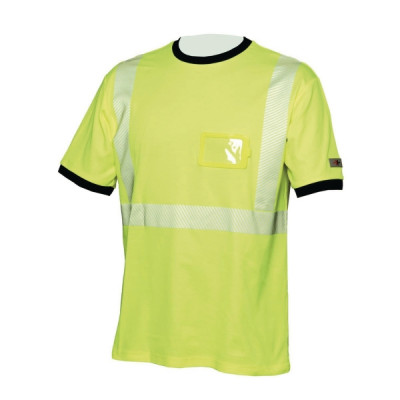 T-paita Priha 4360 Huomio  keltainen Lk2 M