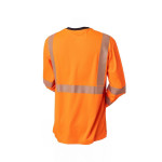 T-paita Priha 4363 huomio  pitkähihainen oranssi Lk2 S