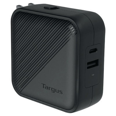Targus® seinälaturi 65W GaN USB-C® USB-A
