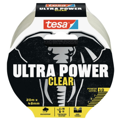 Tesa® 56497 Ultra Power korjausteippi 48mm x 20m kirkas