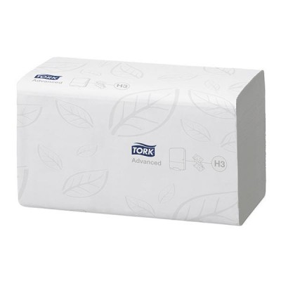 Tork® 290163 käsipaperi H3 Soft Singlefold V-taitto 2-krs, 1 kpl=15 pakettia